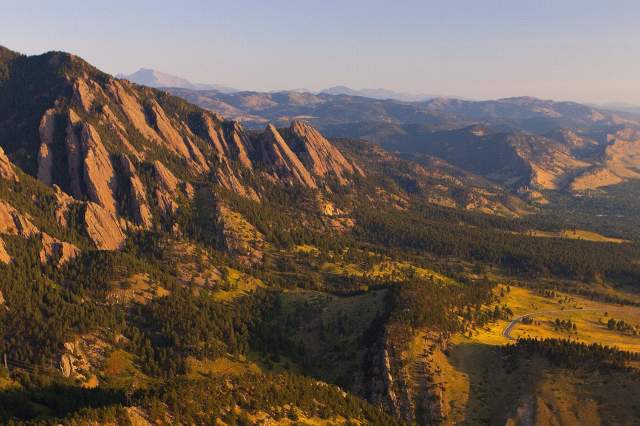 Aerial South Mesa Boulder