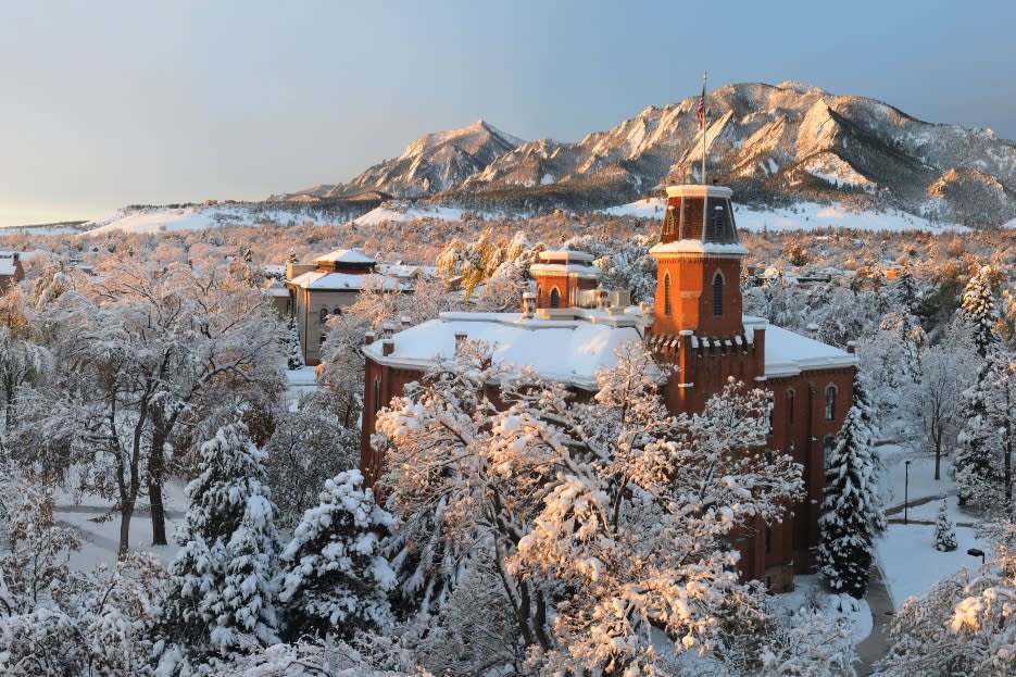 University of Colorado Boulder winter